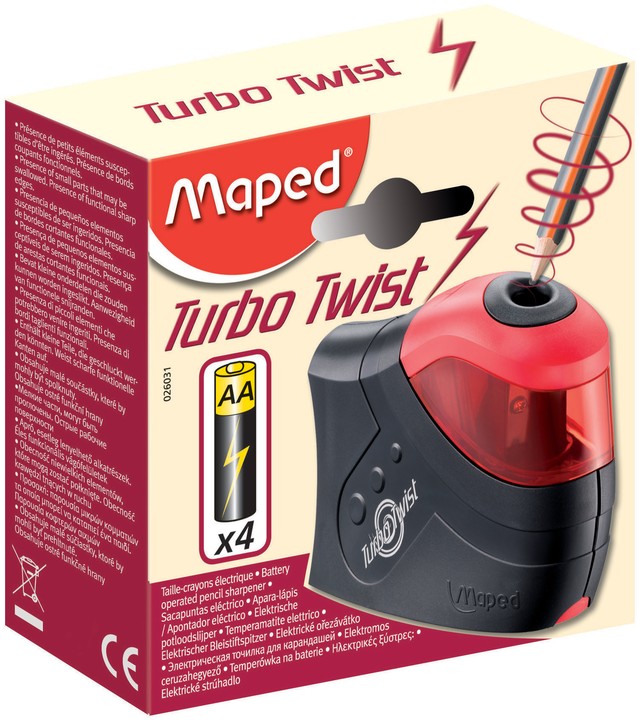 Maped Turbo Twist - Taille crayon électrique