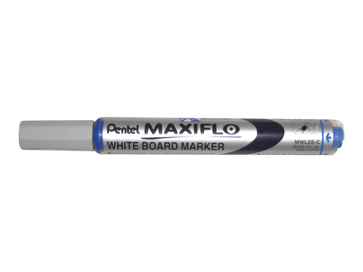 Pentel MAXIFLO - Marqueur effaçable - pointe ogive - bleu