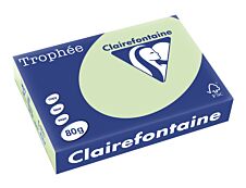 Clairefontaine Trophée - Papier couleur - A4 (210 x 297 mm) - 80 g/m² - 500 feuilles - vert golf