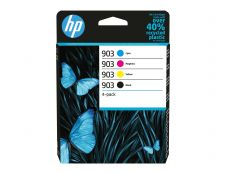 HP 903 - pack de 4 - noir, jaune, cyan, magenta - cartouche d'encre originale