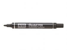 Pentel PEN N50 - Marqueur permanent - pointe ogive - noir