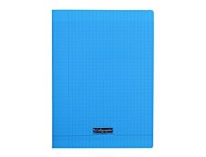 Calligraphe 8000 - Cahier polypro 24 x 32 cm - 96 pages - grands carreaux (Seyes) - bleu