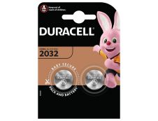 DURACELL CR2032 - 2 piles boutons - 3V