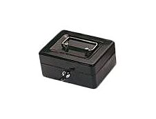 Solveig - Caisse à monnaie 15 x 20 x 8 cm - noir