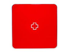 Armoire à pharmacie MultiBox - 32 x 70 x 32 cm - 4 étagères - rouge