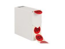 Logistipack - Boîte distributrice 500 étiquettes -70% - rouge