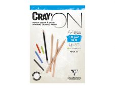 Clairefontaine Cray'On - papier à dessin - A4 - 50 feuilles
