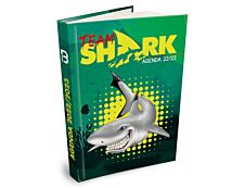 Agenda Shark vert - 1 jour par page - 12,5 x 17,5 cm - Bouchut