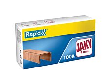 Rapid - Boîte de 1000 Agrafes JAKY 8 - cuivrées