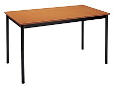 Table modulaire rectangulaire - L120 x H74 x P60 cmm - imitation merisier