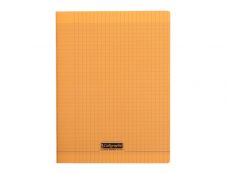 Calligraphe 8000 - Cahier polypro 24 x 32 cm - 96 pages - grands carreaux (Seyes) - orange