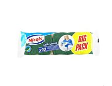 Nicols - 10 tampons éponge vert