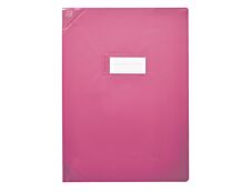 Oxford Strong Line - Protège cahier sans rabat - 17 x 22 cm - rose opaque