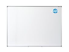 DAHLE - Tableau blanc émaillé 45 x 60 cm - magnétique - cadre alu renforcé
