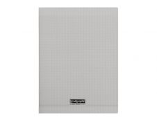 Calligraphe 8000 - Cahier polypro 24 x 32 cm - 96 pages - grands carreaux (Seyes) - gris