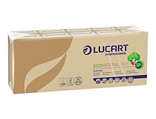 Lucart Professional EcoNatural - 9 étuis de 10 mouchoirs