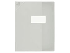 Oxford Strong Line - Protège cahier sans rabat - 17 x 22 cm - incolore translucide