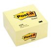 Post-it - Bloc Cube - 450 feuilles - 76 x 76 mm - jaune pastel