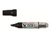 Pilot V SUPER COLOR - Marqueur permanent rechargeable - pointe biseau - noir