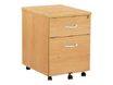Burocean IDRA - socle - 2 tiroirs - blanc perle