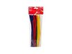Apli - 50 chenilles - blanc, jaune, rouge, vert foncé, bleu foncé