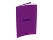 Conquérant Classique - Cahier polypro 24 x 32 cm - 96 pages - grands carreaux (Seyes) - violet