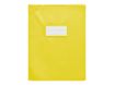 Oxford Strong Line - Protège cahier sans rabat - 17 x 22 cm - jaune opaque