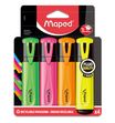 Maped Fluo Peps Classic - Pack de 4 surligneurs - couleurs assorties