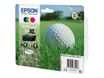 Epson 34XL Balle de Golf - Pack de 4 - noir, cyan, magenta, jaune - cartouche d'encre originale
