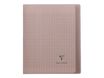 Clairefontaine Koverbook - Cahier polypro 17 x 22 cm - 96 pages - grands carreaux (Seyes) - gris
