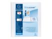 Exacompta Kreacover - Classeur à anneaux personnalisable - Dos 38 mm - A4 Maxi - pour 100 feuilles - blanc - 3 pochettes extérieures