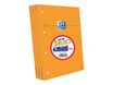 Oxford - Pack de 3 Blocs notes - A4 - 160 pages - grands carreaux - perforés