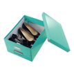 4002432103799-Leitz Click & Store - Boîte de rangement A4 - bleu iceberg-Angle droit-2