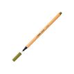 4006381574693-STABILO point 88 - Feutre fin - 0.4 mm - vert épinard-Angle gauche-1