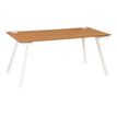 3483600495297-Table d'appoint - SUNDAY - noyer - L 120 cm - pieds trapèze-Angle gauche-0