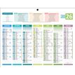 3592930026658-Calendrier bancaire année civile BOUCHUT "4 Saisons Mini" 21 x 26,5 cm Pefc 70 %--0