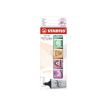 4006381577007-STABILO BOSS MINI Pastellove - Pack de 6 mini surligneurs - couleurs assorties-Avant-3