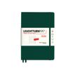 4004117629112-Leuchtturm1917 - Agenda 1 semaine sur 2 pages et carnet - A5 -  vert sapin-Avant-0