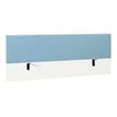 Écran de séparation pour bureau SUNDAY - L140 x H60 - tissu bleu azur