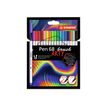 4006381566940-STABILO Pen 68 Brush ARTY - 18 Feutres de coloriage - couleurs assorties-P_300040356_1-0