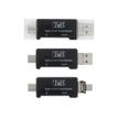 3303170084861-T'nB - Lecteur de carte - 3 en 1 (SD, micro SD) - micro USB 2.0/USB 2.0/USB-C-P_300053477_14-3