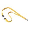 4005546808727-DURABLE SOFT COLOUR - 10 Lacets pour badge - 440 x 15 mm - jaune foncé-P_300053570_1-0