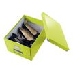 4002432398133-Leitz Click & Store - Boîte de rangement- A4 - vert métallisé-Angle droit-3