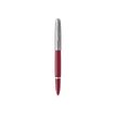 3026981234972-Parker 51 - Stylo plume - résine bordeaux et finition chrome-Angle gauche-0