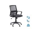 Fauteuil de bureau LIBERTY 01 - accoudoirs fixes - sans appui-tête - noir