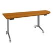 3253310171626-Table de réunion abattantes angle à droite - L200 x P80 cm - pied alu - plateau imitatio-P_400001683_1-0
