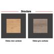 3253310170049-Banquette acoustique IN'TEAM - L170 x H 150 x P170 cm - 3 places - structure chêne clair et car-P_400001900_3-2