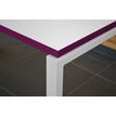 3700339874033-Bureau droit MT1 Elégance - L120 x P67 x H75 cm - pieds blancs - plateau blanc chants pru-P_400004660_3-2