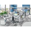 3253310174870-Bureau droit DUAL - L120 - Pieds blanc - plateau imitation Hêtre-P_400008974_3-1