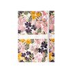 3147280123535-Agenda à élastique Flowers - 1 jour par page - 15 x 21 cm - rose - Oxford--0